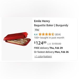 Emily Henry Baguette Baker